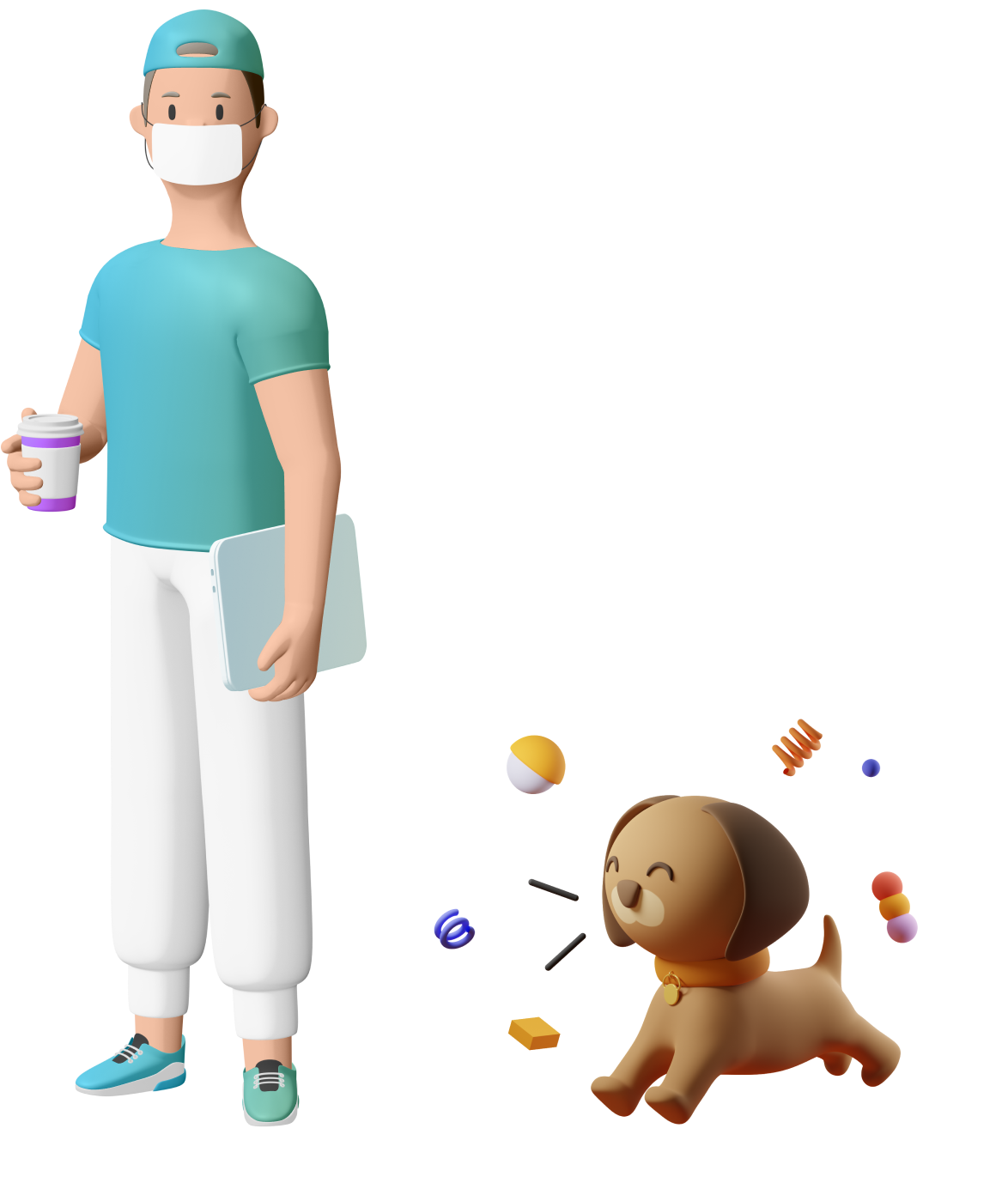 3D illustration representing Nathan Liboutet